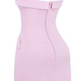 Naia Cotton Candy Strapless Mini Dress - Image 3