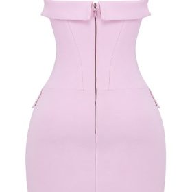 Naia Cotton Candy Strapless Mini Dress - Image 4