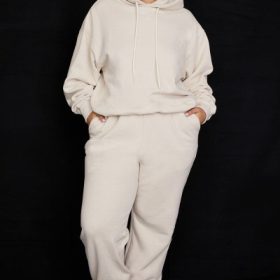 Sky Oatmeal Fleece Back Jogging Trouser - Image 9