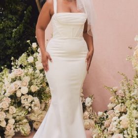 Francoise Ivory Balconette Corset Bridal Gown - Limited Edition - Image 9