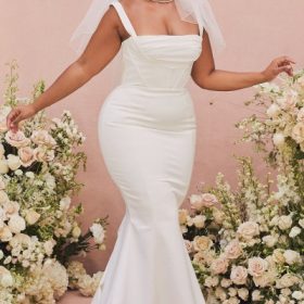 Francoise Ivory Balconette Corset Bridal Gown - Limited Edition - Image 10