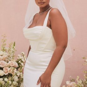 Francoise Ivory Balconette Corset Bridal Gown - Limited Edition - Image 13