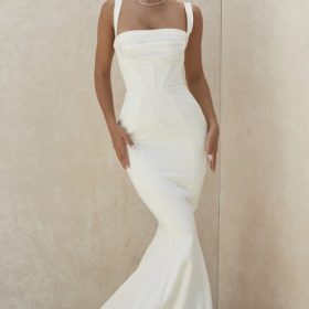 Francoise Ivory Balconette Corset Bridal Gown - Limited Edition - Image 14