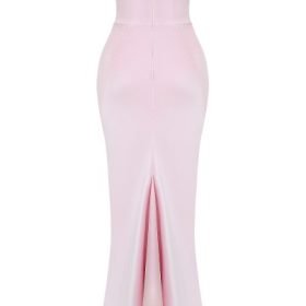 Persephone Rose Shadow Strapless Corset Maxi Dress - Image 4