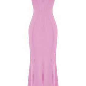 Loren Pink Maxi Dress - Image 4