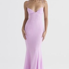 Loren Pink Maxi Dress - Image 5