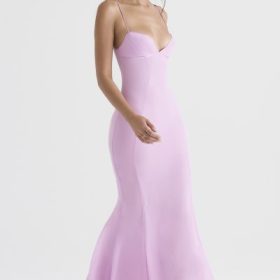 Loren Pink Maxi Dress - Image 10