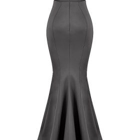 Fleur Shadow Satin Strapless Gown - Image 4