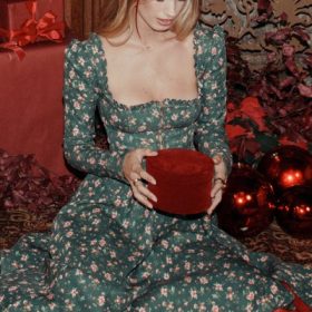 Delia Green Floral Print Midi Dress - Image 6