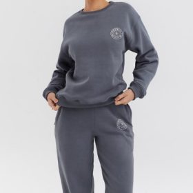 Haze Slate Crew Neck Sweatshirt - Image 8