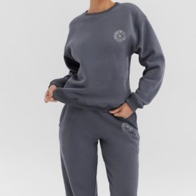 Haze Slate Crew Neck Sweatshirt - Image 9