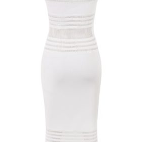 Gia Ivory Dainty Knit Midi Dress - Image 4