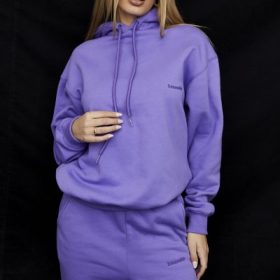 Halo Purple Oversized Hoodie - Image 6