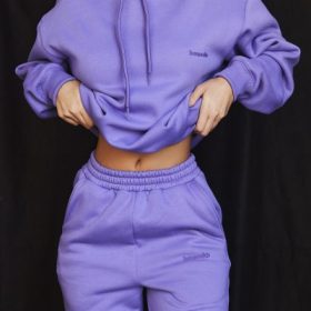 Halo Purple Oversized Hoodie - Image 10