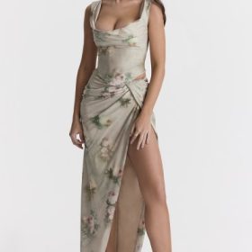 Vesper Vintage Floral Maxi Skirt - Image 7