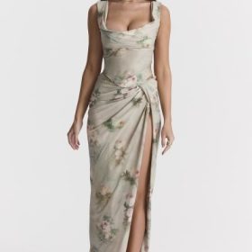 Vesper Vintage Floral Maxi Skirt - Image 9