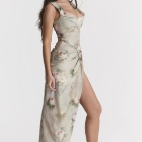 Vesper Vintage Floral Maxi Skirt - Image 11