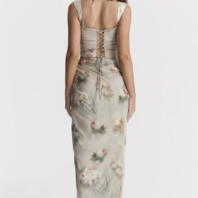 Vesper Vintage Floral Maxi Skirt - Image 12
