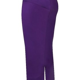 Colette Grape Satin Low Waist Midi Skirt - Image 3