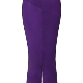 Colette Grape Satin Low Waist Midi Skirt - Image 4