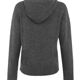 Jionni Charcoal Cashmere Blend Hoodie - Image 4