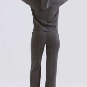Jionni Charcoal Cashmere Blend Hoodie - Image 11