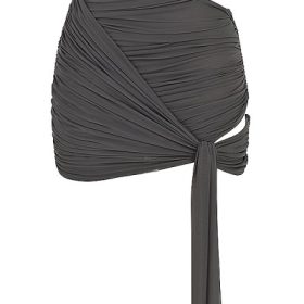 Rokael Shadow Layered Mini Skirt - Image 2