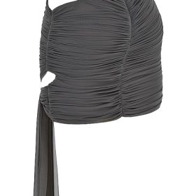 Rokael Shadow Layered Mini Skirt - Image 3