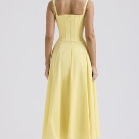 Clarabelle Sunshine Cotton Midi Sundress - Image 10