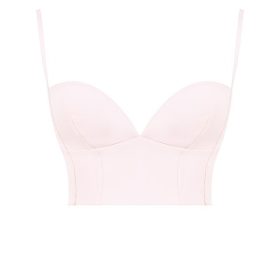 Pabla Ballerina Pink Cropped Bralette Top - Image 2