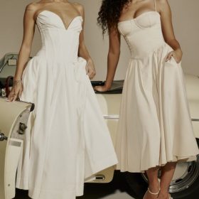 Samaria Vintage Cream Corset Sundress