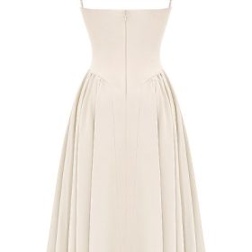 Samaria Vintage Cream Corset Sundress - Image 4