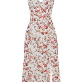 Charlotte Rose Print Corset Midi Sundress - Image 2