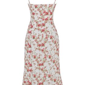 Charlotte Rose Print Corset Midi Sundress - Image 4