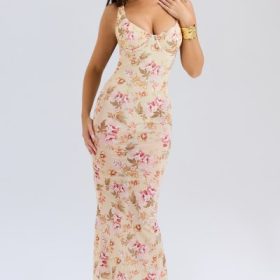 Robina Honeyflower Print Maxi Dress - Image 7