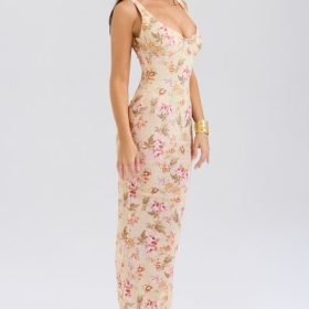 Robina Honeyflower Print Maxi Dress - Image 9