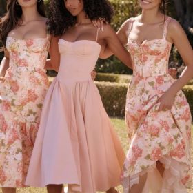 Elia Pink Peony Print Cotton Midi Sundress - Image 12