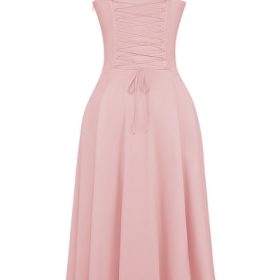 Carmen Baby Pink Bustier Sundress - Image 2