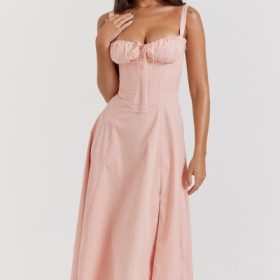 Carmen Baby Pink Bustier Sundress - Image 5