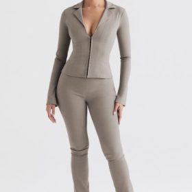 Zakira Smoke Fitted Shirt - Image 7