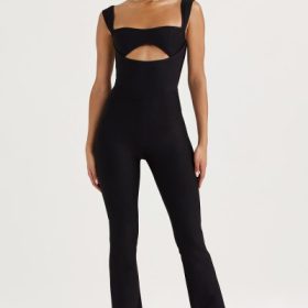Yasmeen Black Bandage Jumpsuit - Image 7