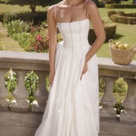 Ysabella White Cotton Maxi Sundress - Image 13