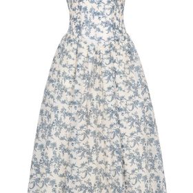 Bennett English Porcelain Print Strapless Sundress - Image 2
