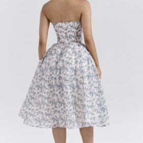 Bennett English Porcelain Print Strapless Sundress - Image 9