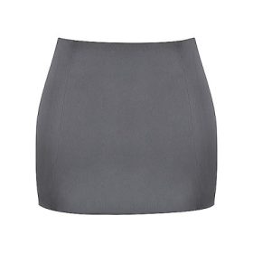 Catalina Shadow Satin A-Line Mini Skirt - Image 2