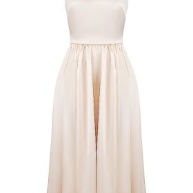 Shayla Vintage Cream Midi Dress - Image 2