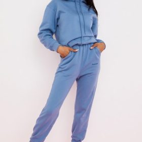 Sky Azure Fleece Back Jogging Trouser - Image 8