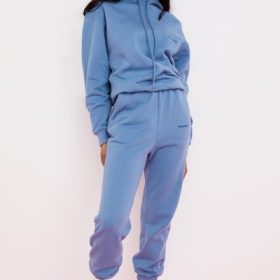 Sky Azure Fleece Back Jogging Trouser - Image 9