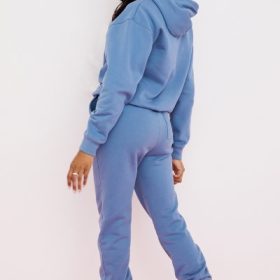 Sky Azure Fleece Back Jogging Trouser - Image 11