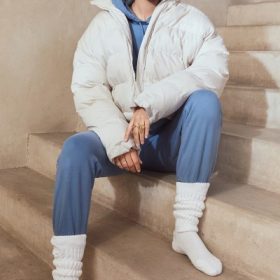 Sky Azure Fleece Back Jogging Trouser - Image 12